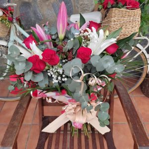 Ramo Lilium y Rosas