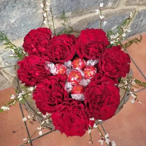 Corazón Rosas Heart