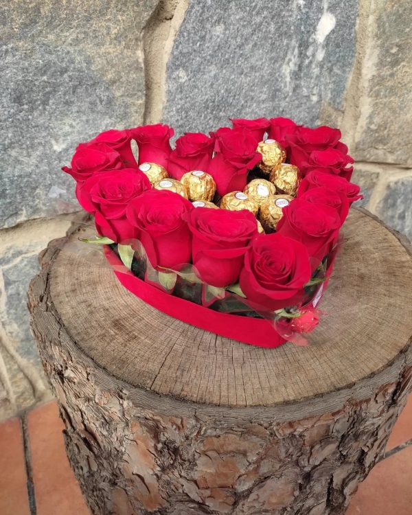 Corazón Rosas y Ferrero - Imagen 3