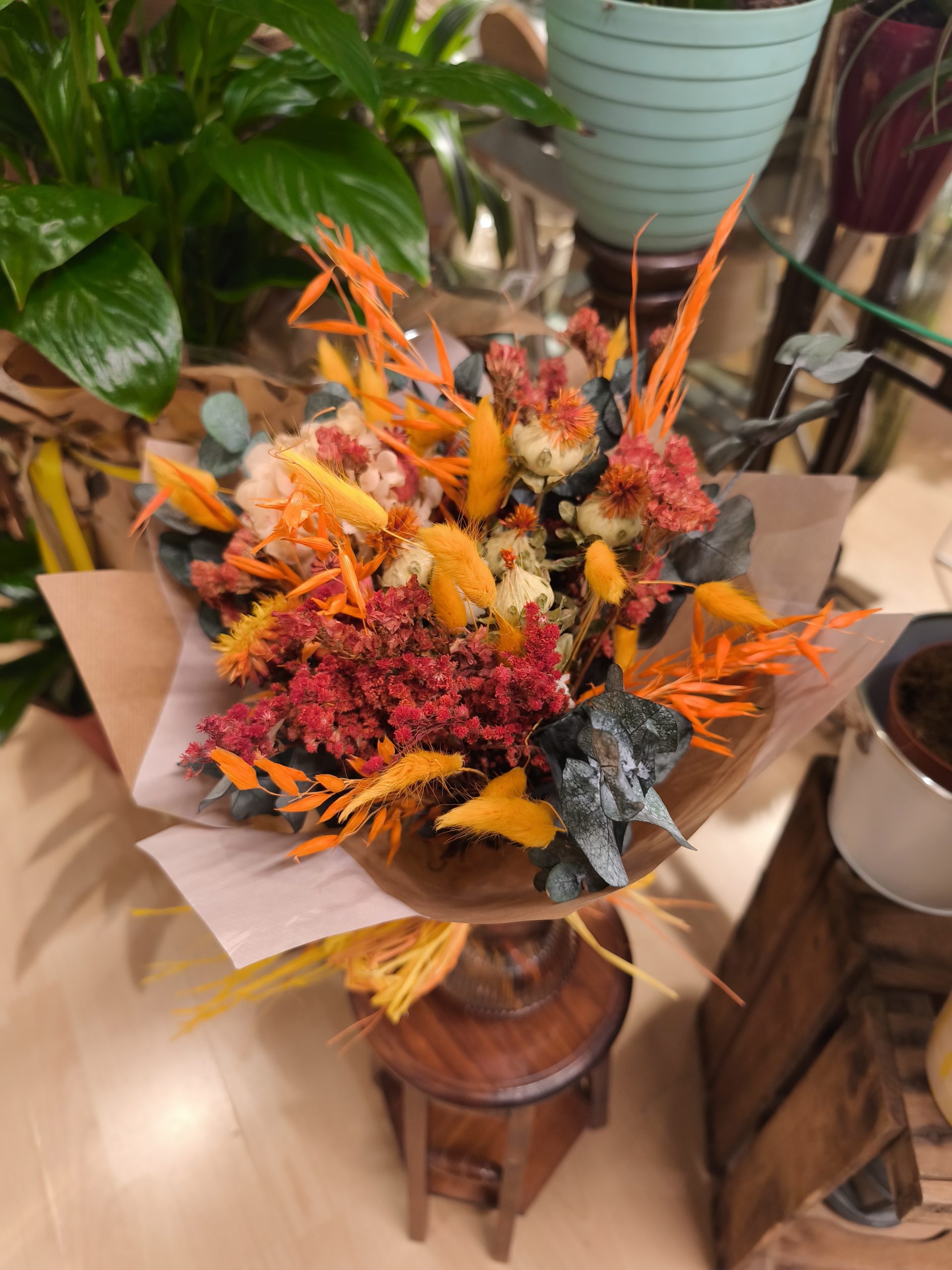 Ramo Arancio - flores preservadas